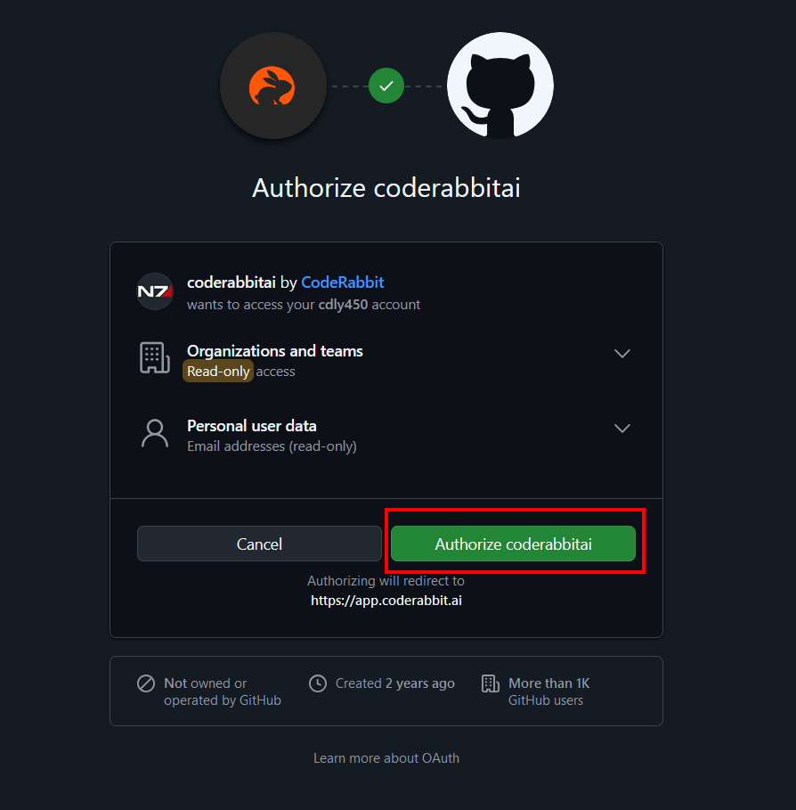 Authorize CodeRabbit